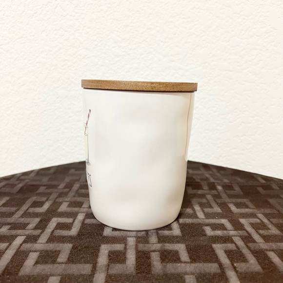 Rae Dunn SANTA’S COOKIES cellar and MILK FOR SANTA mug - Picture 4 of 9